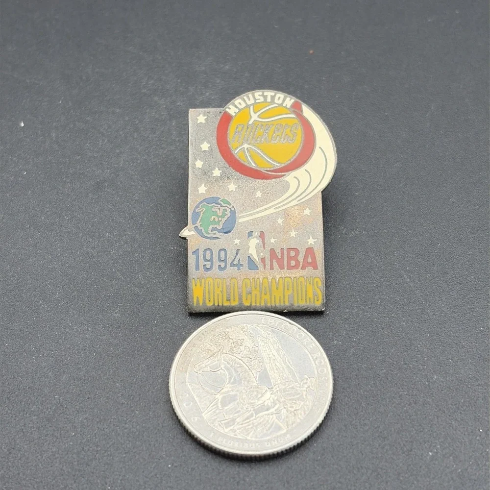 NBA Basketball Houston Rockets 1994‎ World Champions Lapel Hat Pin